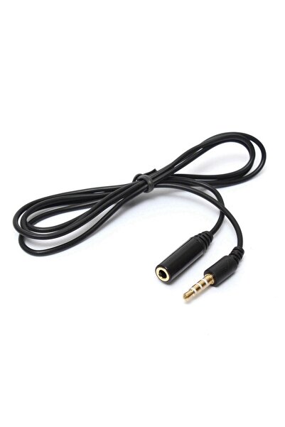 Anex 3.5 Mm Dişi Erkek 1 Mt Aux Ses Uzatma Kablosu