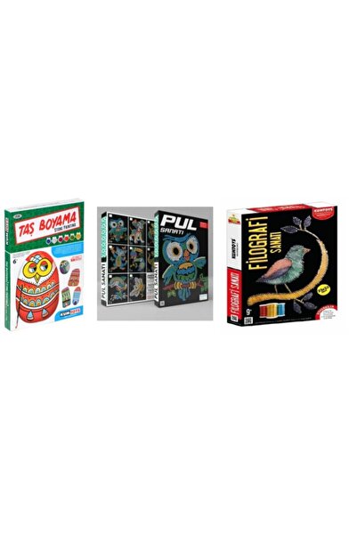 Kumtoys مجموعة مهارات يدوية لطلاء الحجر والرقائق الفنية