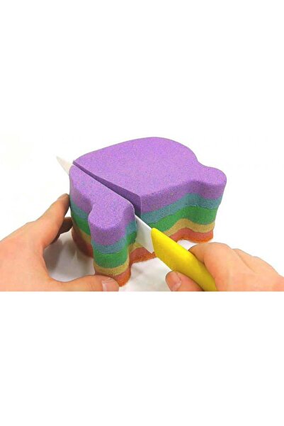 Hobialem Heroes Kinetic Sand - 4 Colors 1 kg Play Sand, Mold Gift