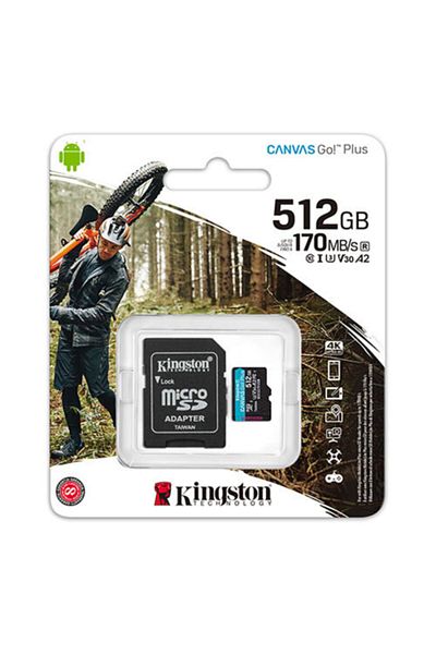 Kingston بطاقة SD Micro Sdxc سعة 512 جيجابايت