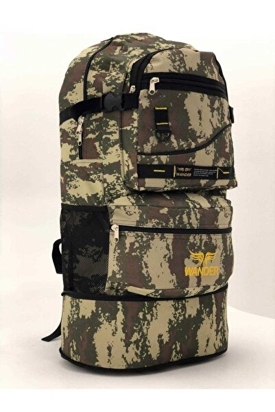 Wander Körüklü Kamuflaj Dağcı Sırt Çantası