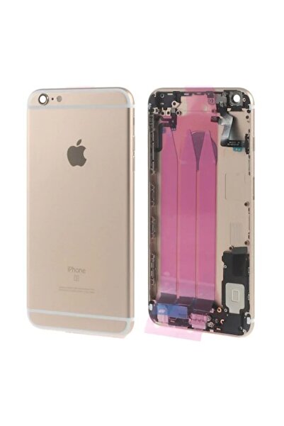 Teknonet İphone 6s Uyumlu Batarya Kapaklı Dolu Kasa - Gold