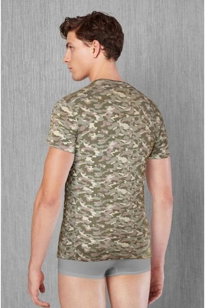 Doreanse Camouflage Modal Koton Short Sleeve Men's Undershirt / T-Shirt 2560