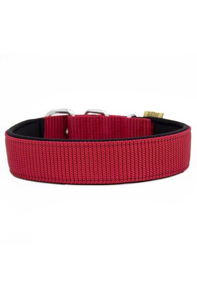 Doggie Elit Dokuma Boyun Tasması 5x50-60cm Kırmızı