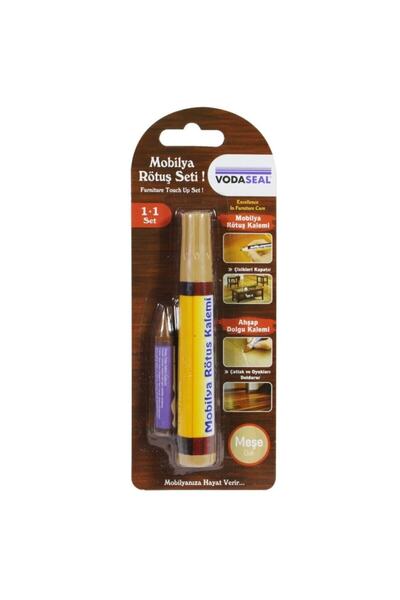 Vodaseal Meşe Mobilya Rötuş Seti Ahşap Dolgu Kalemi Çizik Çatlak Kapatıcı