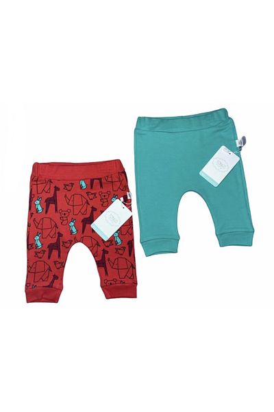 Tongs Unisex Baby Red Origami Bottom Double