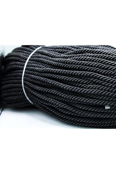ONURTEKS Burgu Kordon Parlak Siyah 10 Mt
