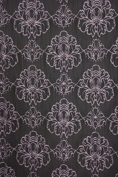 AKÇA TEKSTİL Spider Double Color Lilac Rope Curtain Ready Made Buttons Sewn Rope Curtain 300x280 cm