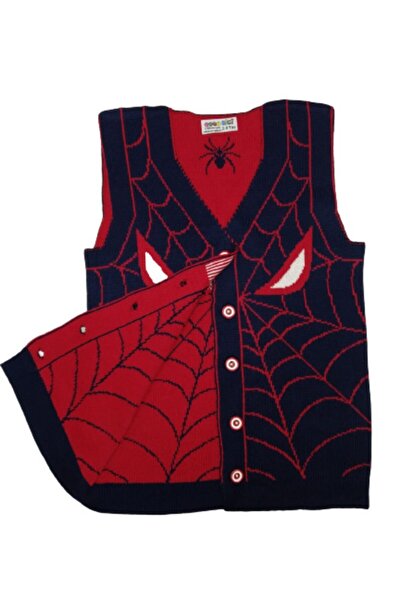gogo bici Чоловічий дитячий трикотажний жилет з павутинним візерунком