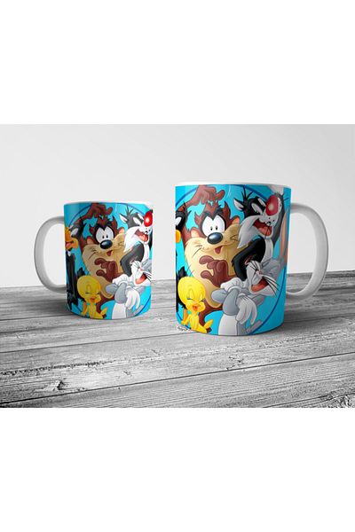 Pixxa Bugs Bunny And Looney Tunes Mug Cup Model 2