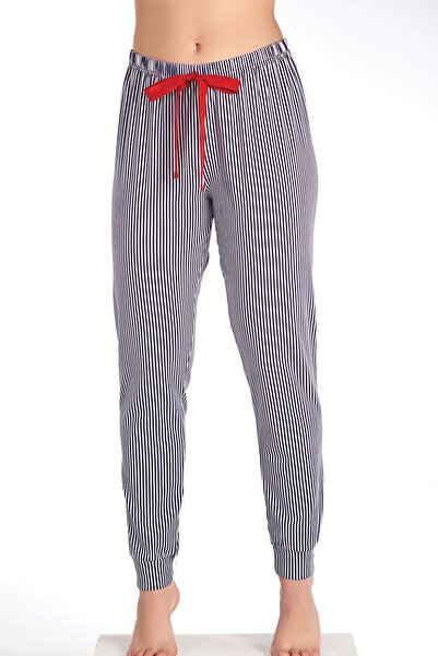 ZEY Crvena prugasta ženska pidžama - jednostruki donji deo