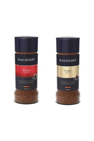Tchibo Davidoff Rich Aroma 100gr + Davidoff Fine Aroma 100 gr 2li Paket