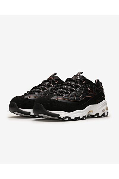 SKECHERS D'LİTES - GLAMOUR FEELS Kadın Siyah Sneakers - 13087 BKRG