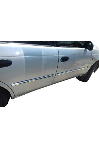 BLUEOTO Oto Toyota Corolla Sedan Krom Yan Kapı Çıtası 1992-1998 Paslanmaz Çelik 6 Parça Uyumlu