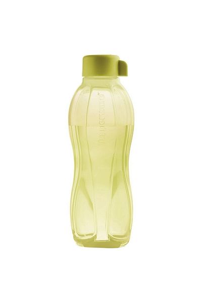 Tupperware Eco Bottle 750 Ml Yellow Screw Cap/flip Lid