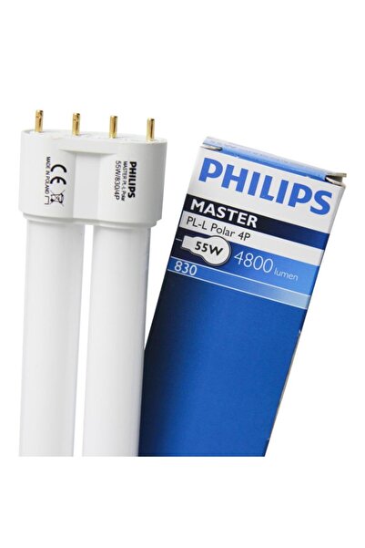 Philips Master 55w/830 4p Pll Floresan Ampul Sarı 3000k - 54,16 Cm
