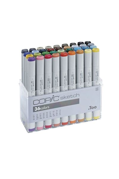 Copic Sketch Set of 36 Basic Colors