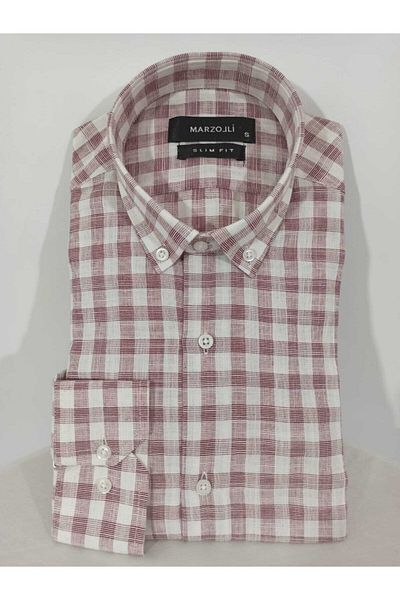DCN Marzolli Slimfit Linen Shirt-288