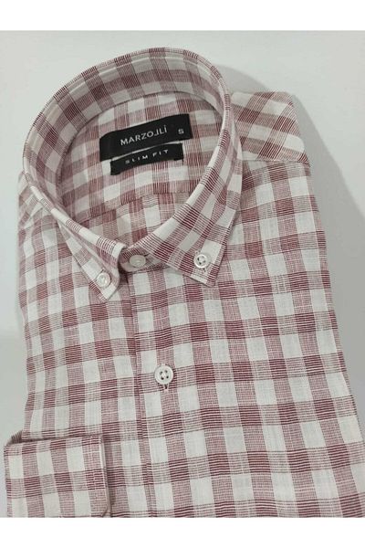 DCN Marzolli Slimfit Linen Shirt-288