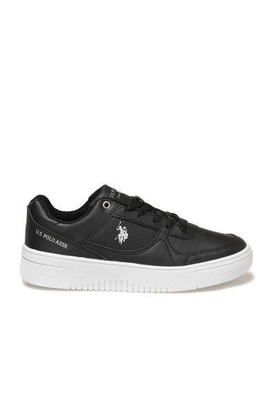 U.S. Polo Assn. Unisex Black Lee Sneaker