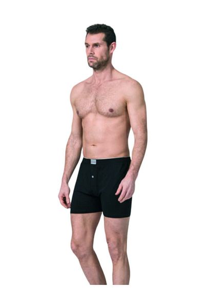 Tutku 0117 Ανδρική Μαύρη Πετσέτα Waist Baxer 3 Συσκευασία