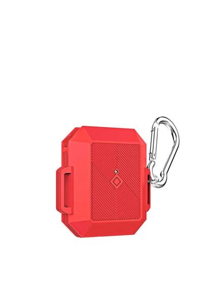 HTstore حافظة سماعة الرأس Airbag 09 سيليكون-أحمر