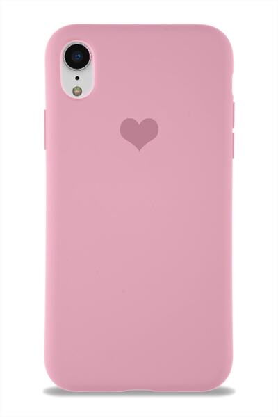 CaseWorld Apple Iphone Xr Kılıf Kalp Logolu Altı Kapalı Içi Kadife Lansman Si...