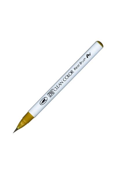 Zig Clean Color Real Brush Rb-6000At 063 Ochre Brush Tip Pen