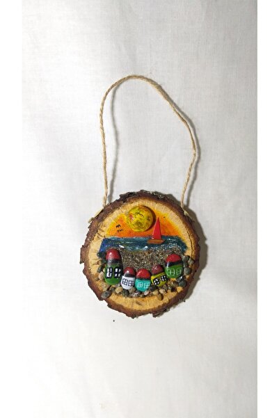 HOBBY HOUSE Ağaç Kütük Boya Dekoratif Duvar Süs