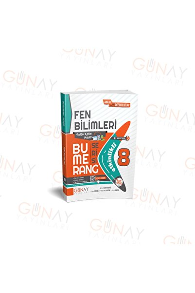 Günay Yayıncılık Günay Yayınları 8. Sınıf Fen Bilimleri Bumerang Etkinlikli S...