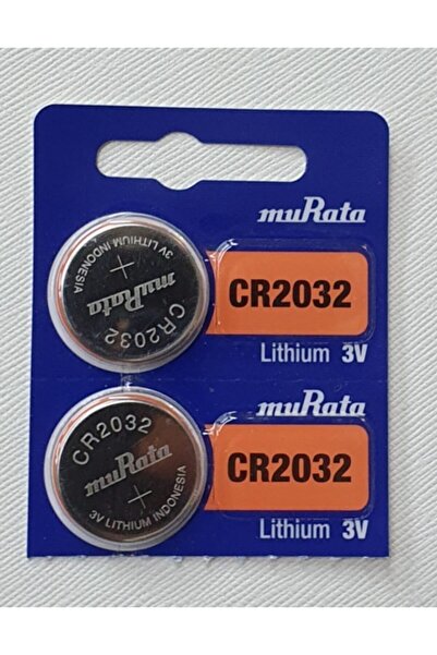 MURATA 3v Cr-2032 Şeker Ölçme. Tartı Ve Cihaz Pili (2 ADET) (SON KULLANIM 2028)