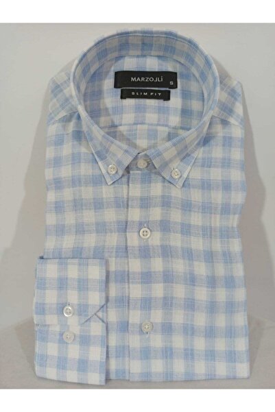 DCN Marzolli Slimfit Keten Gömlek-288