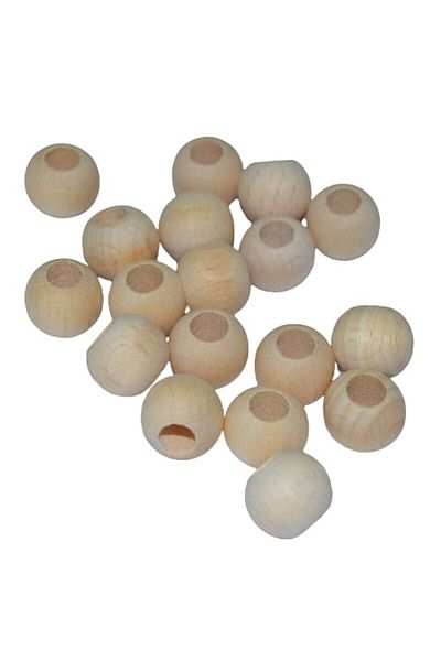 Selin 1 Kg. 14 Mm Raw Unprocessed Wood Beads (±1000 Pieces)