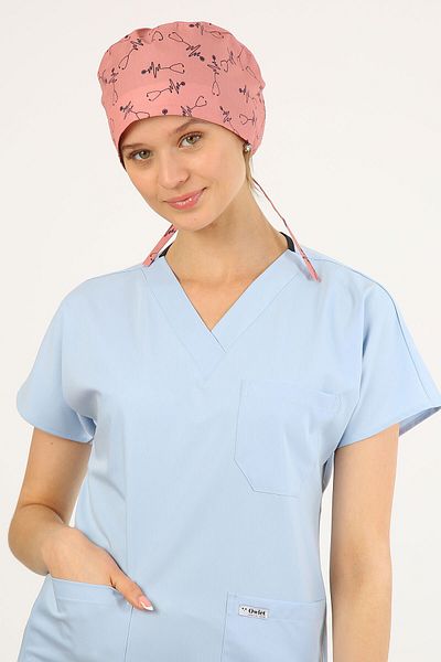 Owlet Medikal Stethoscope Patterned Powder Surgical Cap
