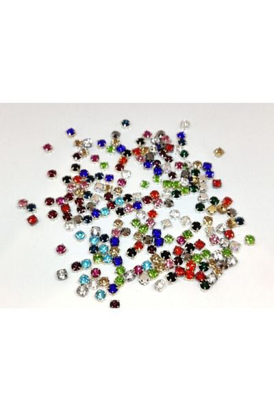 yiğit aksesuar Cased Strut Glass Stone 100 Pieces 5 mm