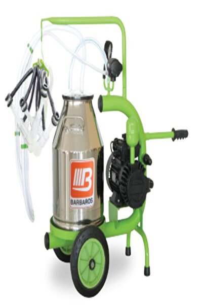 BARTECH C-30 Model Kuru Tip Çiftli Keçi Sağım Makinesi - Paslanmaz Güğüm