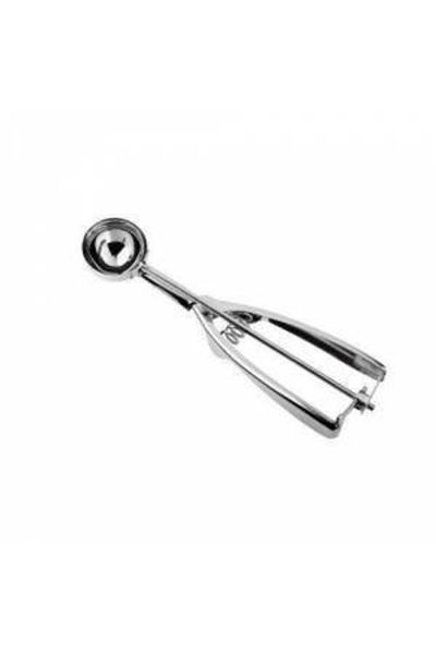 Mercan Triggered Ice Cream Spoon Diameter 5 Cm Stainless Steel