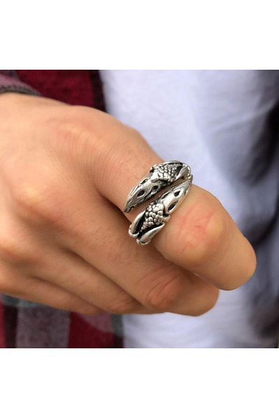 Köstebek Dragon Adjustable Ring