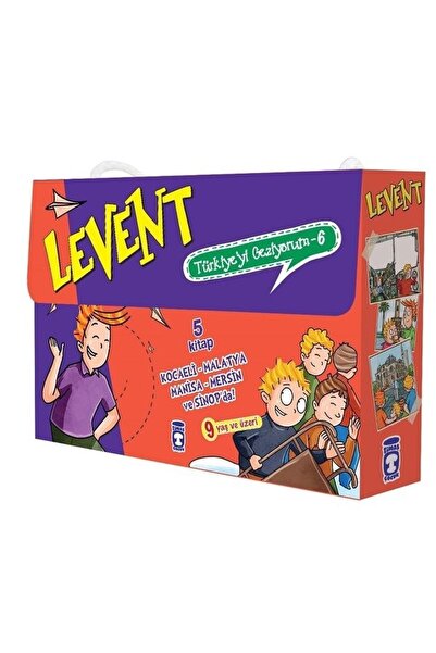 Timaş Çocuk Levent Türkiyeyi Geziyorum 6 Set - (5 Kitap) Mustafa Orakçı Timaş...