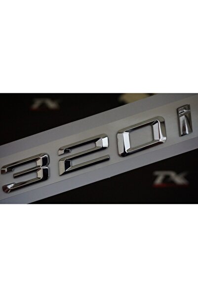 Genel Markalar Bmw 320i Bagaj Krom Metal 3m 3d Yazı Logo