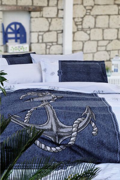 Özdilek Anchor Denim Double Pique Set Gray 200x230