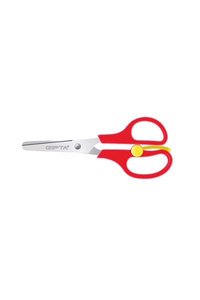 Gıpta 7030 Model Children's Scissors - Blunt Tip and Spring Body, Mixed Colors