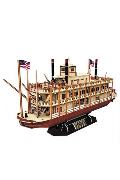 Cubic Fun 3d Puzzle Mississippi Steam Ship