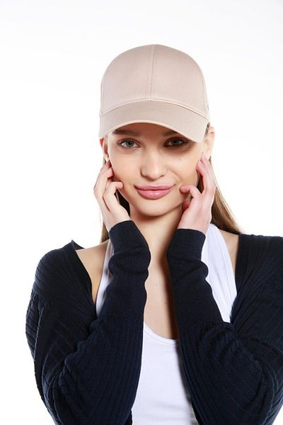 Zirve Women's Solid Color Hat Beige