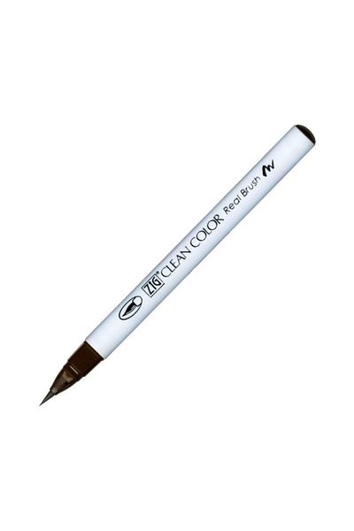 Zig Rb-6000At 062 - Dark Brown Real Brush Brush Tip Pen
