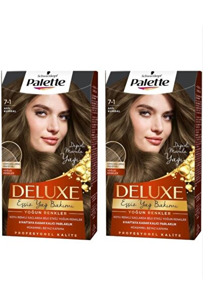 Palette Deluxe Saç Boyası 7-1 Asil Kumral 2li