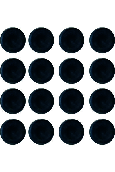 Seas Door سدادة إخفاء لولبية الباب الفولاذية - لون أسود