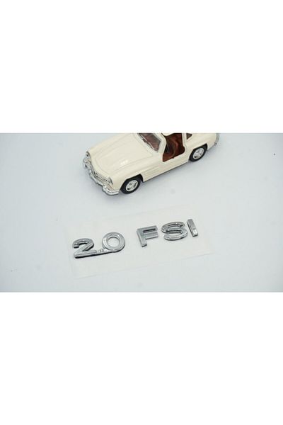 Volkswagen Vw 2.0 Fsı Jetta Golf Mk5 Passat B6 Chrome Abs 3m 3d Luggage Lettering Logo
