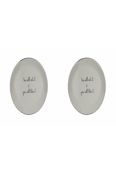 Porland Hope Boat Plate 28cm Set of 2