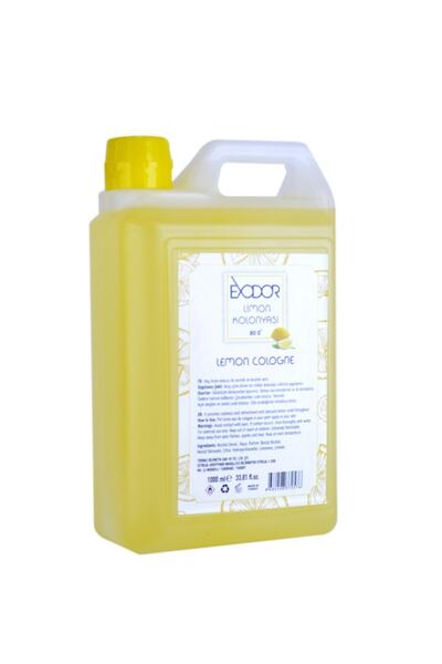 Klasik Limon Kolonyası Plastik Bidon 1 Lt 80 Derece